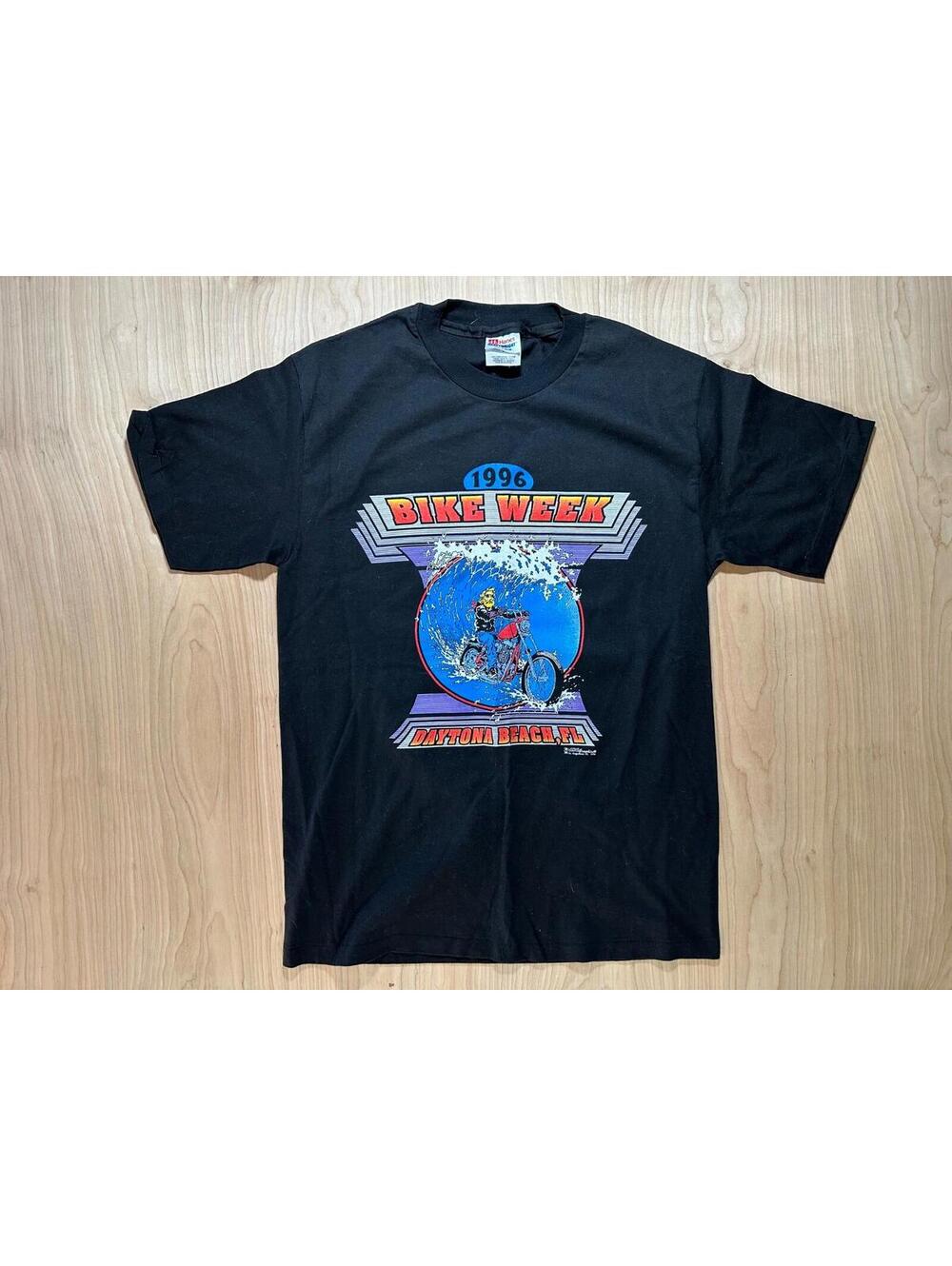 Vintage 90s Bike Week 1996 Daytona Beach tshirt Harley mint Biker motorcycle